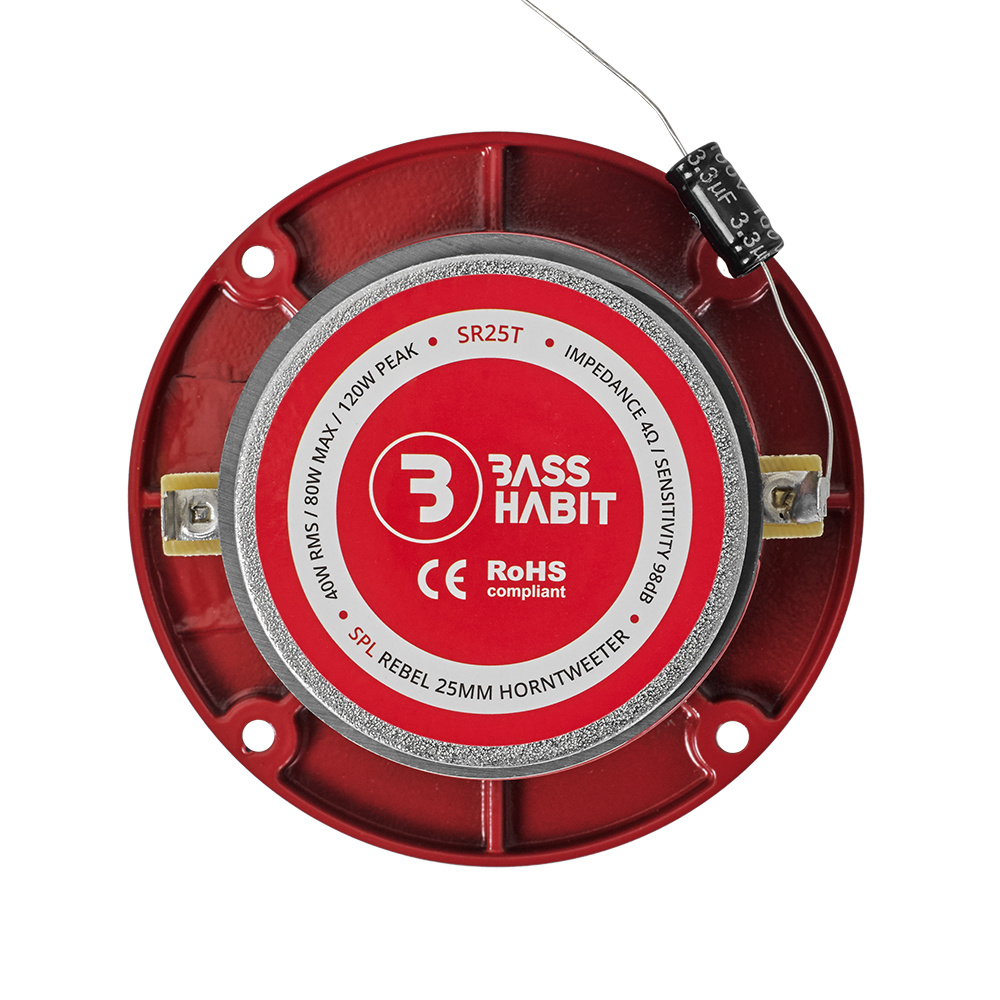 Bass Habit Rebel SR165M z SR25T i RA800W, pakiet SPL średni