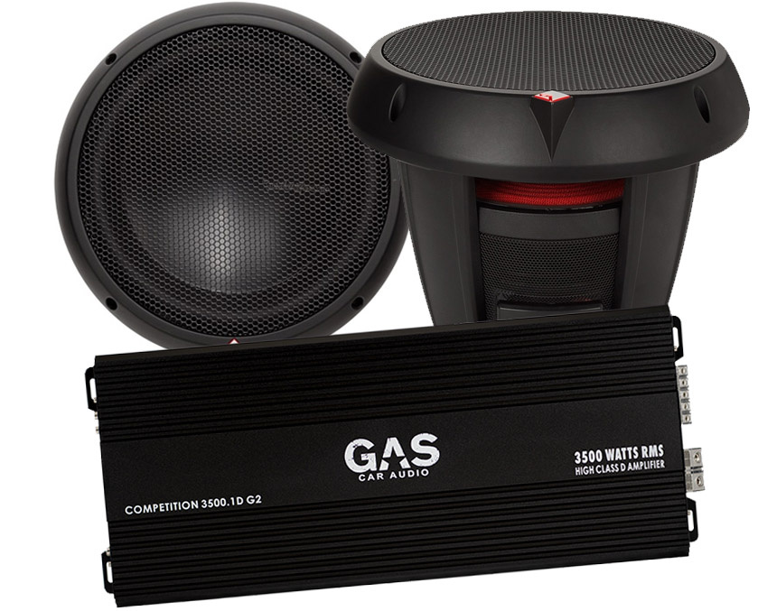 2 szt. Rockford Fosgate T0D210 i GAS Competition 3500.1D