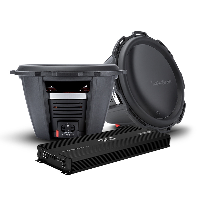 2 szt. Rockford Fosgate Power T1D415 + GAS Competition 3500.1D G2