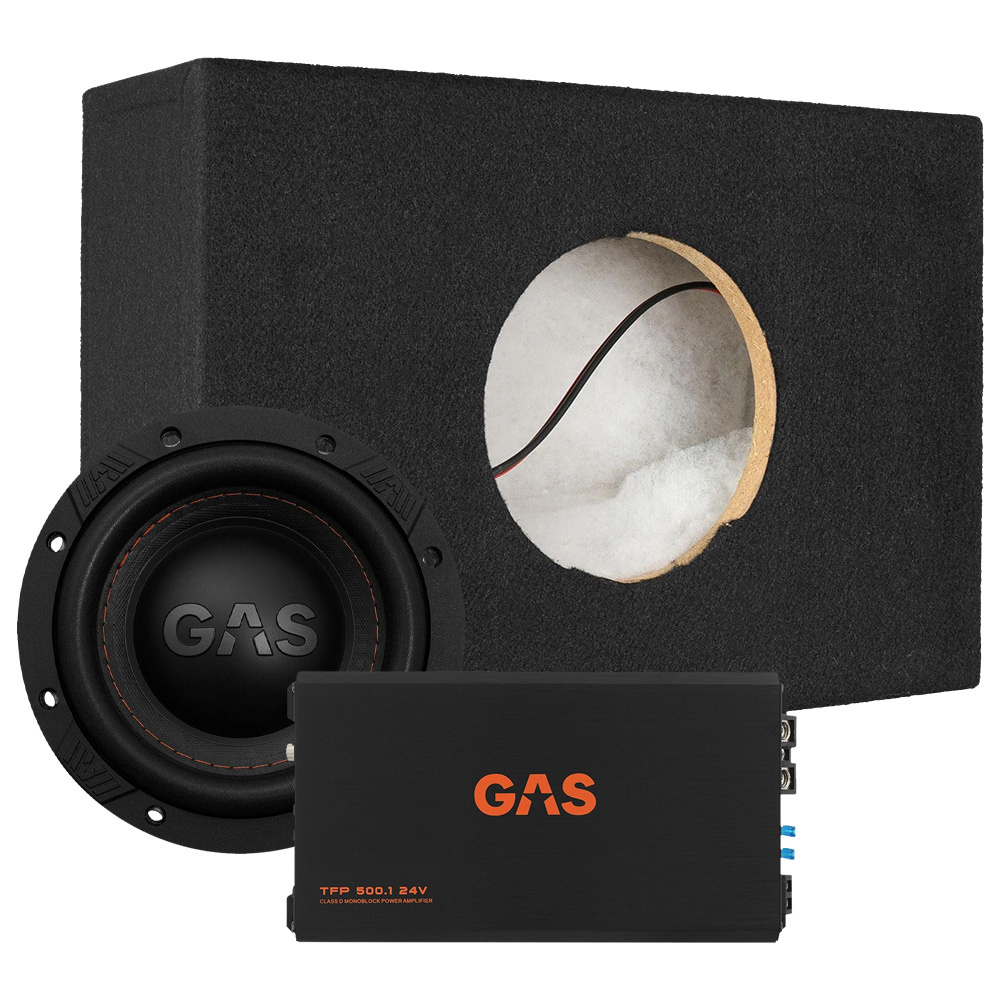 GAS MAX S1-6D1 w pustej obudowie basowej i TFP 500.1 24V, pakiet do ciężarówki