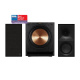 Klipsch The Sevens z SPL-120, aktywny pakiet głośników 2.1 w kolorze czarnym Klipsch The Sevens z SPL-120, aktywny pakiet głośników 2.1 w kolorze czarnym