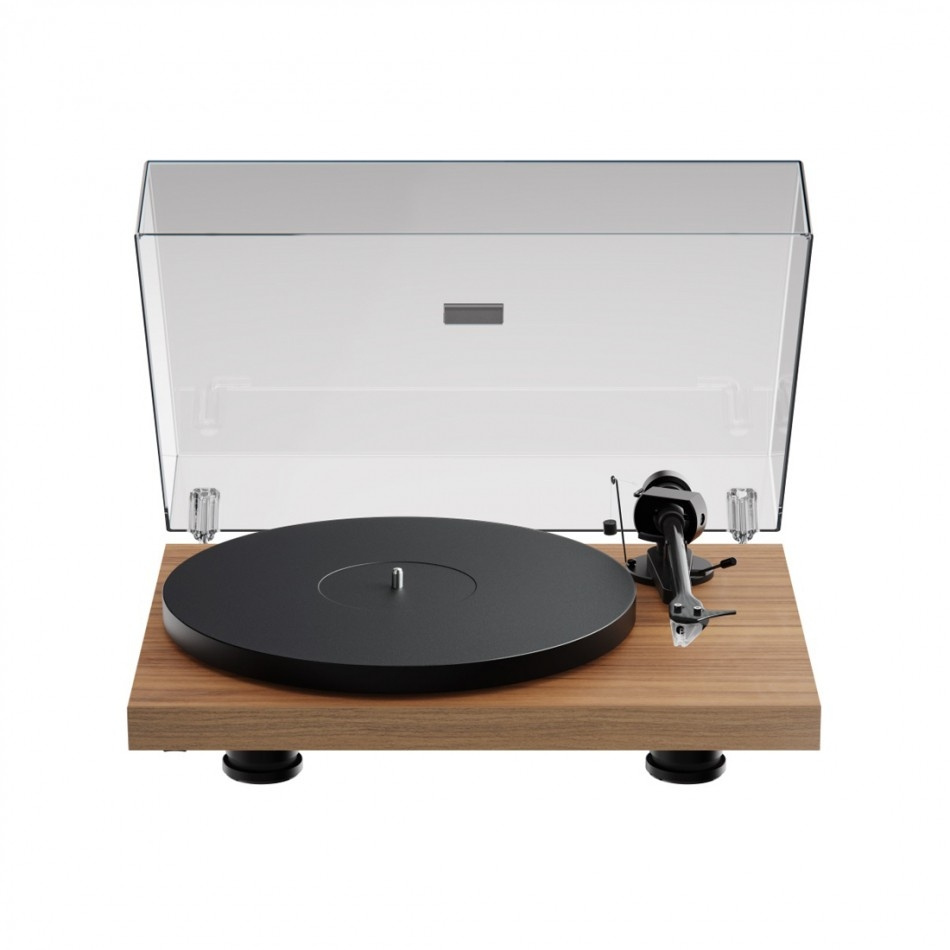 Klipsch The Sevens z Pro-Ject Debut EVO 2, pakiet winylowy w kolorze orzech