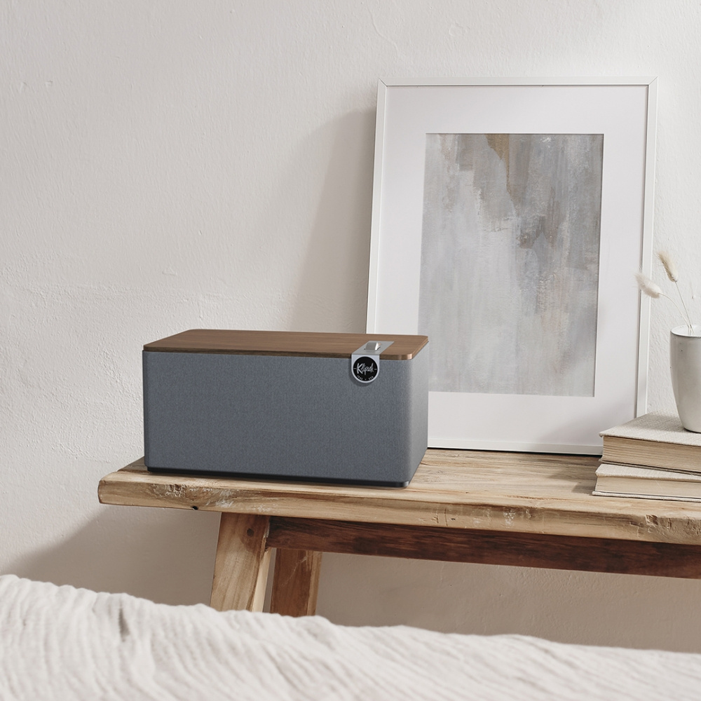 2-pak głośników Bluetooth Klipsch The Three Plus, orzech