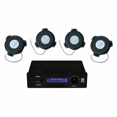 System One A50BT i 4 szt. Dayton Audio TT25-8, pakiet bass shaker