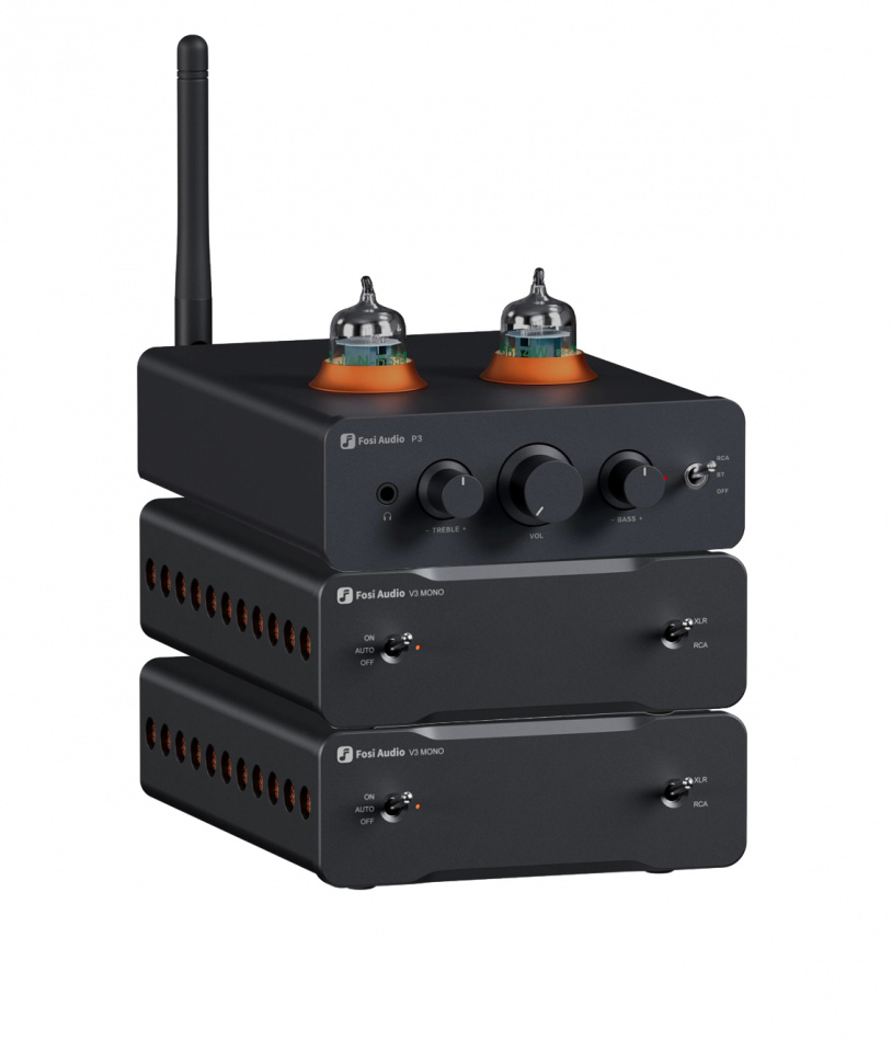 Fosi Audio P3 z podwójnym V3 Mono, kompaktowy pakiet stereo HiFi