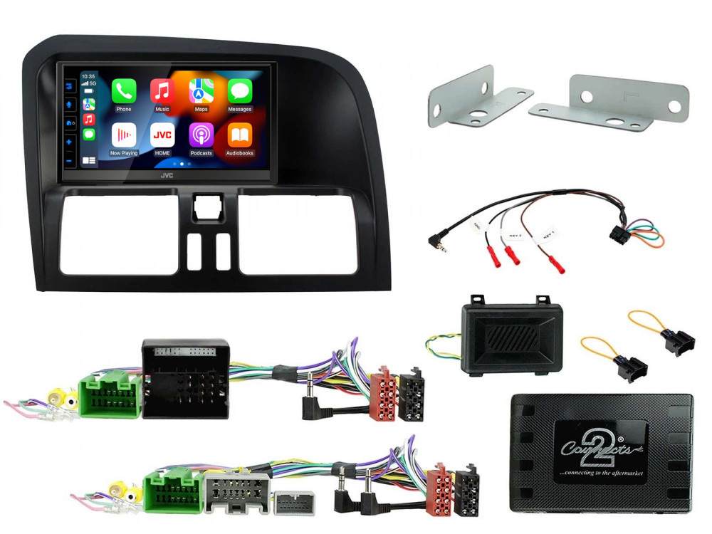 Zestaw instalacyjny Volvo XC60 2008-2017 & JVC KW-M785DBW, High Performance