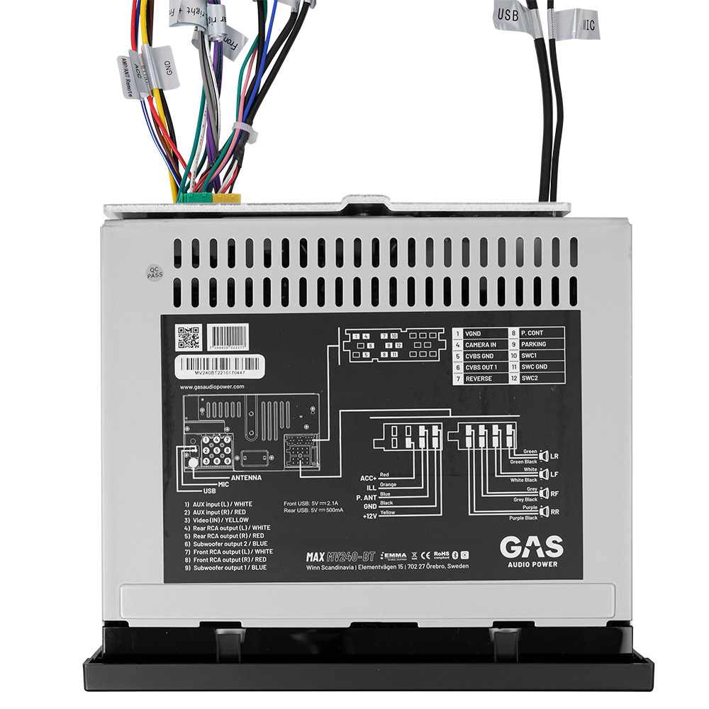 Pakiet instalacyjny V70/XC70/S60 2000-2004 i GAS MAX MV240-BT