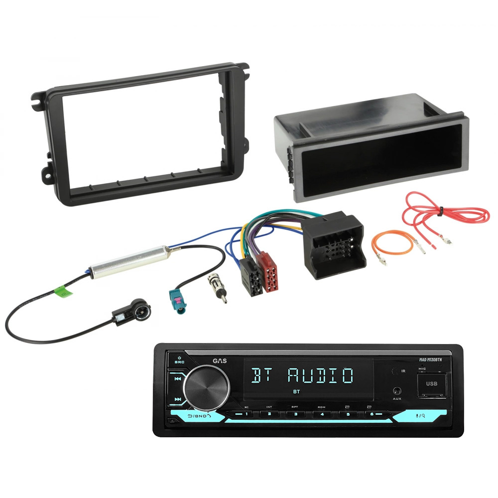Pakiet car audio GAS MAD M130-BTN do VW (bez CAN-BUS)