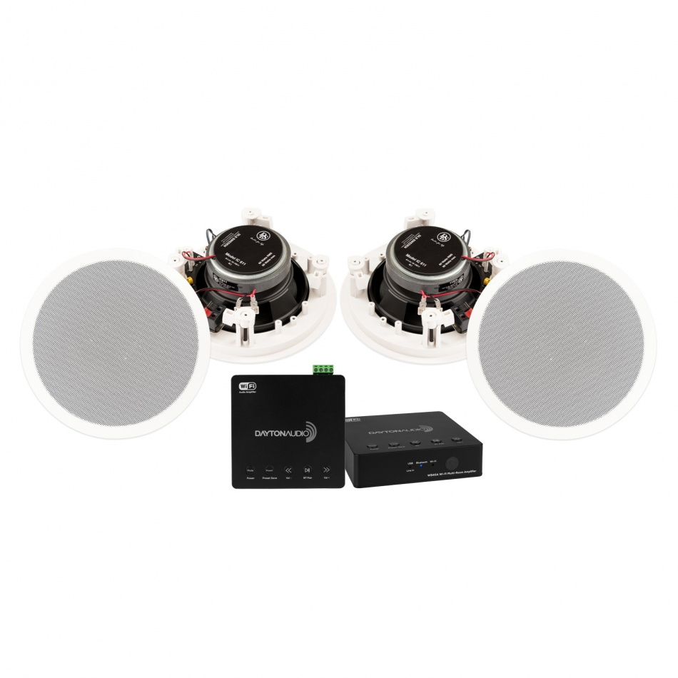 Dayton Audio WB40A z 2 parami DLS IC611, zestaw multiroom