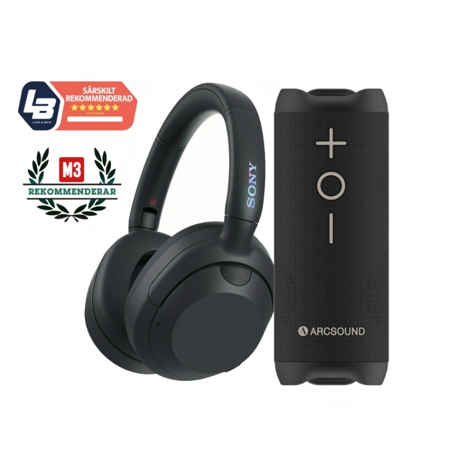 Sony ULT Wear WH-ULT900N w czarnym kolorze z Arcsound Edge