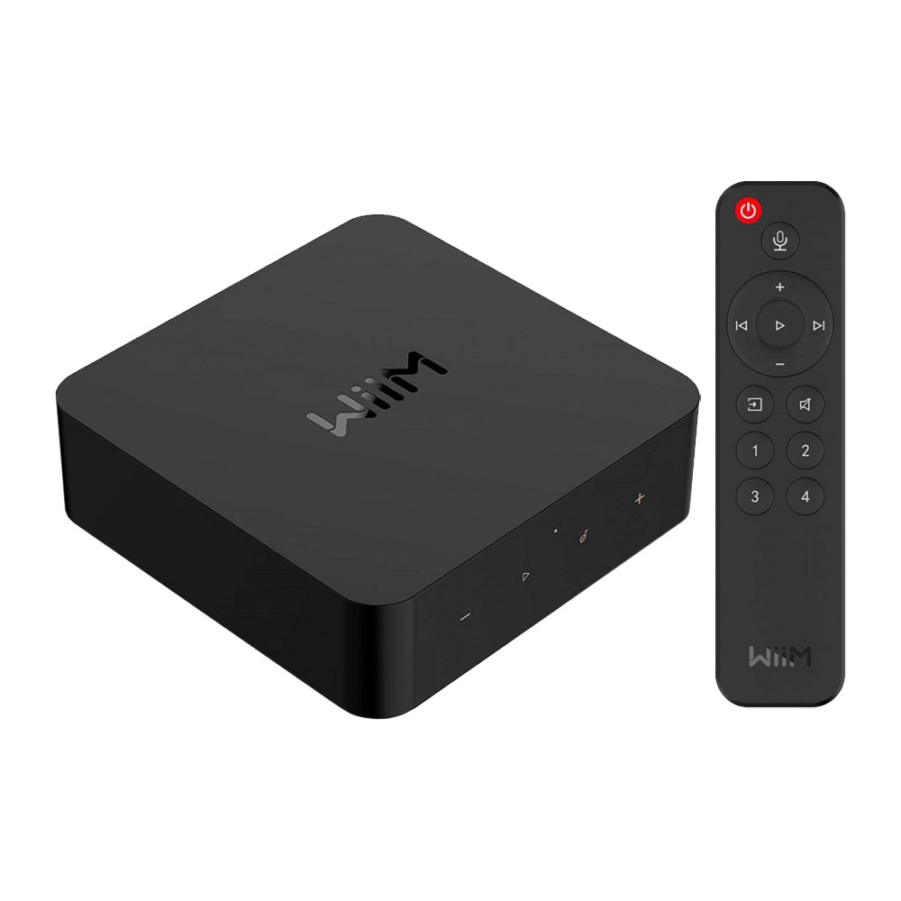 WiiM Pro z pilotem WiiM Voice Remote