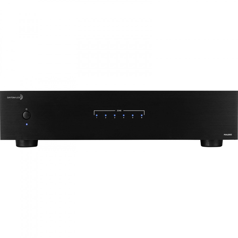 Dayton Audio MA1260 z 2 sztukami WiiM Pro Plus