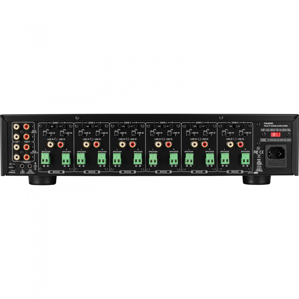Dayton Audio MA1260 z 2 sztukami WiiM Pro Plus