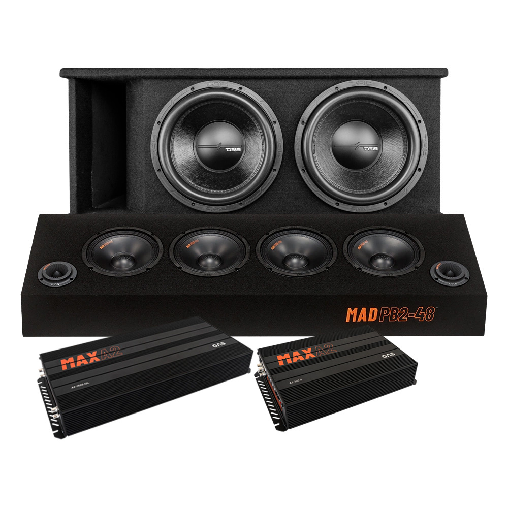 DS18 ZR212LD z GAS MAD PB2-48, ciężki zestaw bassowy