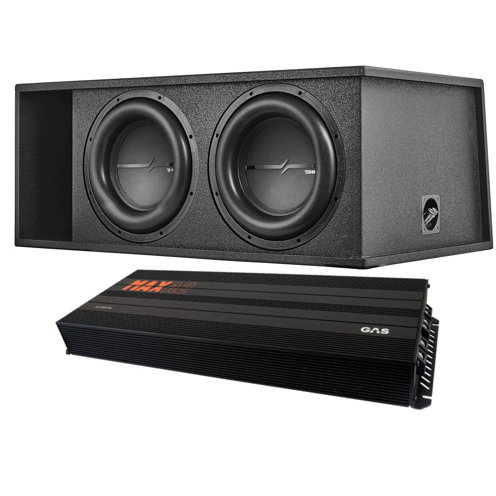 DS18 ZXI-212LD.RG z GAS MAX A2-2500.1DL, ciężki zestaw basowy