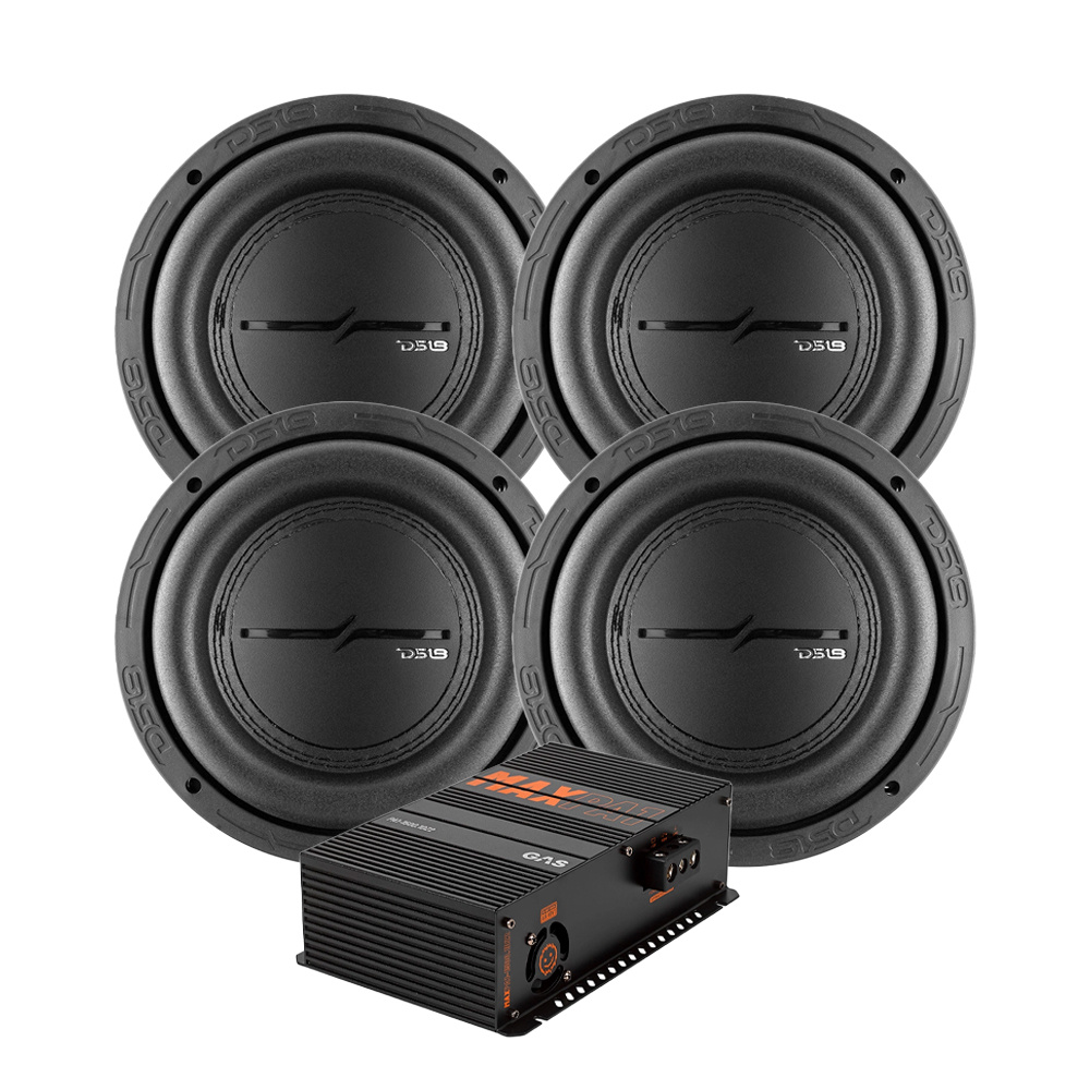 4-pack DS18 ZXI6.4D i GAS MAX PA1-1500.1DZ2, zestaw basowy