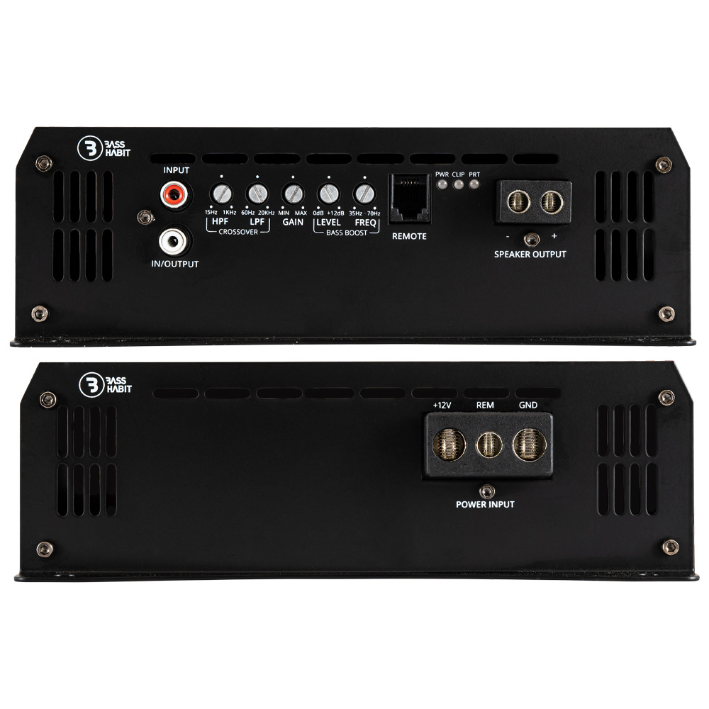 2-pack DS18 ZXI6.4D i Bass Habit SPL ELITE 1200.1DF, zestaw basowy