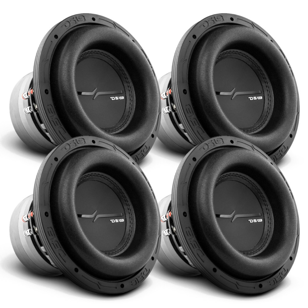 4-pack DS18 ZXI8.2D, długoskokowy 8-calowy głośnik basowy