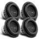 4-pack DS18 ZXI8.2D, długoskokowy 8-calowy głośnik basowy 4-pack DS18 ZXI8.2D, długoskokowy 8-calowy głośnik basowy